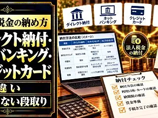法人の税金の納め方｜ダイレクト納付・ネッ…