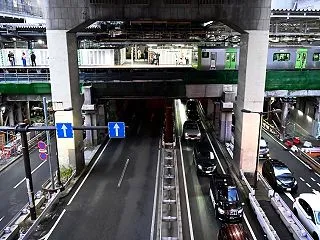 山手線と国道２４６号