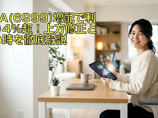 KOA(6999)増配で利回り4%超！上…