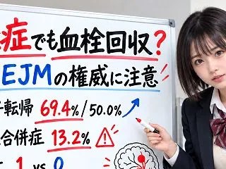 軽症脳梗塞に血栓回収は必要か？――NEJ…