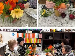 秋のフラワー教室