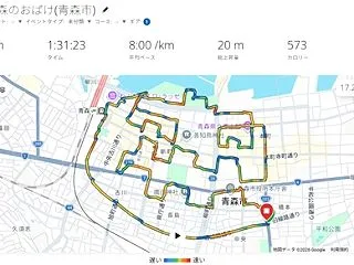 青森のおばけ(青森市)完走しました