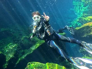 セノーテで体験ダイビング♪