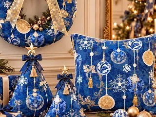 ヨーロッパ生地を使って☆クリスマスデコレ…