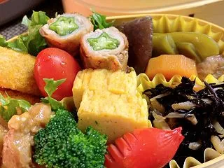 鶏のニンニク焼き～今日の旦那さん、自分弁…