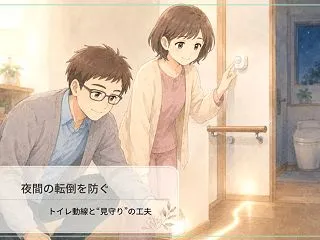 親の夜間転倒を防ぐ家の整え方｜夫婦で考え…