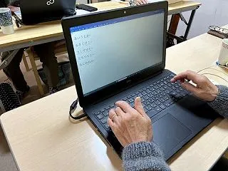 寒い日のパソコン教室