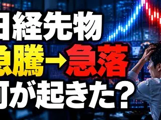 【唖然】日経平均株価、急落へwwwwww…