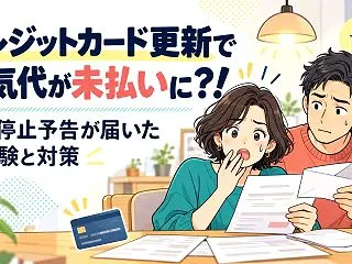 クレジットカード更新で電気代が未払いに？…