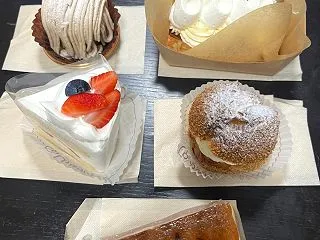 【江古田 Columbus】ケーキ5種を…