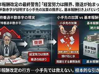 【2027年報酬改定の最終警告】「経営努…