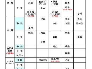 １１月１日からの外来診療