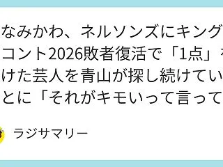みなみかわ、ネルソンズにキングオブコント…