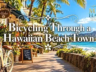 【Malie Hawaii】🚲海風の町を…