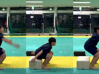 ヒップヒンジと腕振りのタイミング！