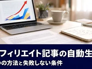 アフィリエイト記事の自動生成はどこまで使…
