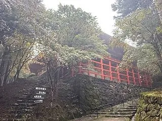 雨の比叡山 同行祈願