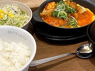 松屋のごろチキチリソース定食