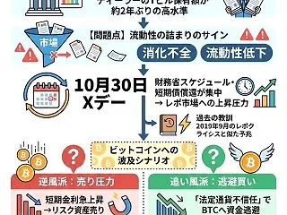 米短期金利上昇で、ビットコインへの波及リ…