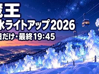 蔵王の樹氷ライトアップ2026｜開催日・…