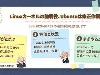 Linuxカーネルの脆弱性CVE-202…