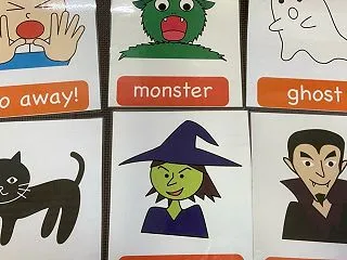 幼児むけハロウィンレッスン と 感謝