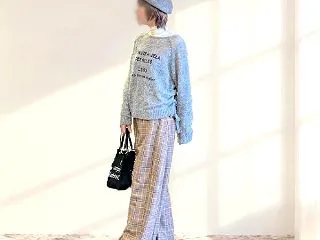 ふんわり柔らかモヘアライクのヘアリーニッ…