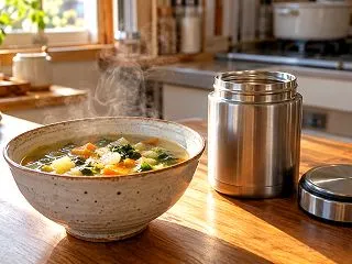 スープジャー弁当の始め方｜前の晩の準備と…