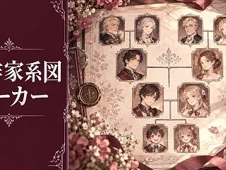 創作家系図メーカー｜家族の期待やすれ違い…