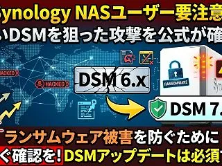 Synology NASユーザー要注意！…