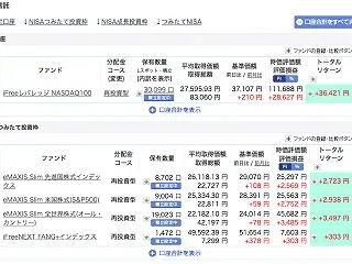 【積立投資の状況】現在の投資の状況と投資…