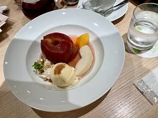 【千疋屋の焼きリンゴ】
