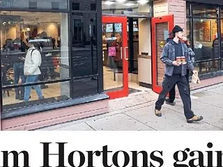 10月30日 Tim Hortons人気…