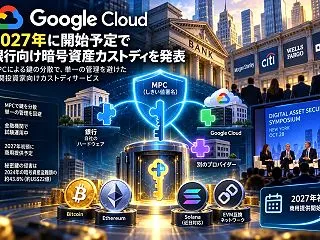 Google Cloud、銀行向け暗号資…