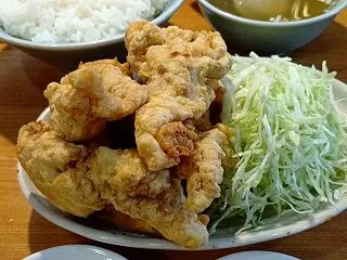 珉来 三馬店と言えば「豚唐揚定食」でしょ…