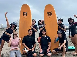 【サーフィンスクール】笑顔いーっぱい！！…