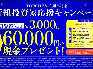 【最大6万円】TORCHES(トーチーズ…