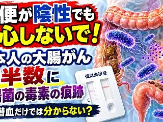 検便が陰性でも安心しないで。日本人…