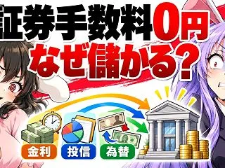 楽天証券・SBI証券はなぜ手数料無料でも…