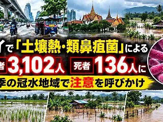 タイで「土壌熱・類鼻疽菌」による感染者3…