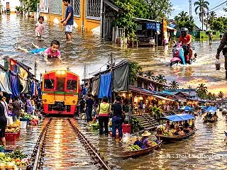 【タイ旅行情報】鉄道市場や水上マーケット…