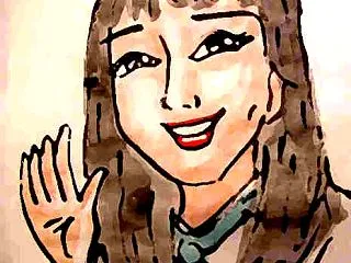 似顔絵・吉岡里帆
