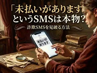 「未払いがあります」というSMSは本物？