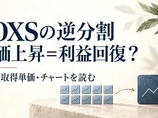 SOXSの逆分割とは？株数・取得単価・チ…