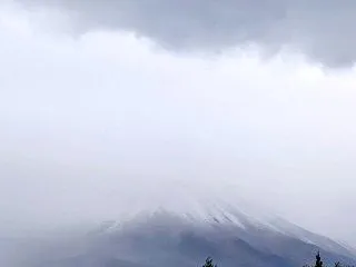 積雪富士山