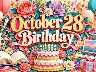 10月28日生まれの芸能人・有名人は誰？…