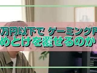 30万円以下で ゲーミングPC やめとけ…
