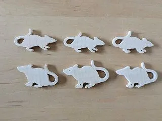 ネズミ オイル塗布前