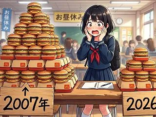 AIエッセー：世界中で起こるビッグマック…