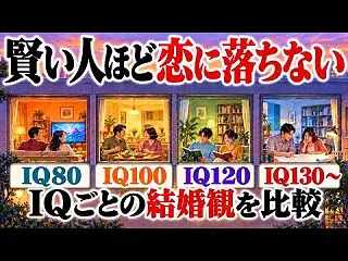 頭の良さで、恋の早さと結婚はどう違うのか…